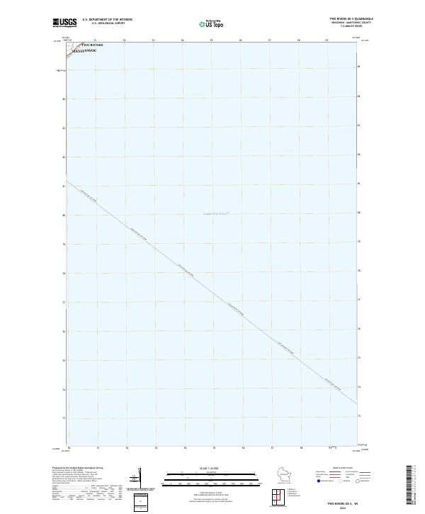 US Topo 7.5-minute map for Two Rivers OE S WI