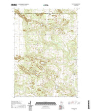 US Topo 7.5-minute map for Wautoma NE WI