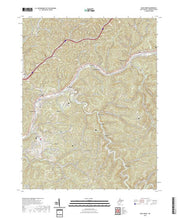 US Topo 7.5-minute map for Blue Creek WV