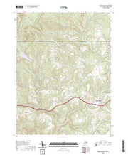 US Topo 7.5-minute map for Bruceton Mills WVPA