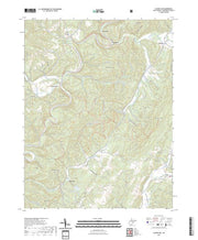 US Topo 7.5-minute map for Clover Lick WV