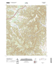 US Topo 7.5-minute map for Dawson WV