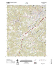 US Topo 7.5-minute map for Fairmont West WV