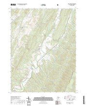 US Topo 7.5-minute map for Fort Seybert WVVA