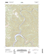 US Topo 7.5-minute map for Gauley Bridge WV