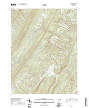 US Topo 7.5-minute map for Largent WV