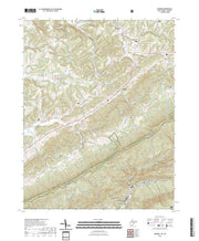 US Topo 7.5-minute map for Lindside WVVA