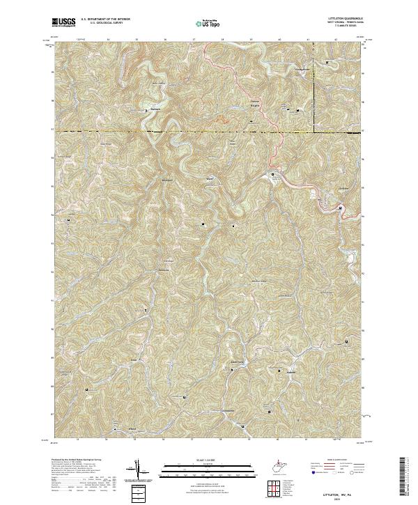 US Topo 7.5-minute map for Littleton WVPA