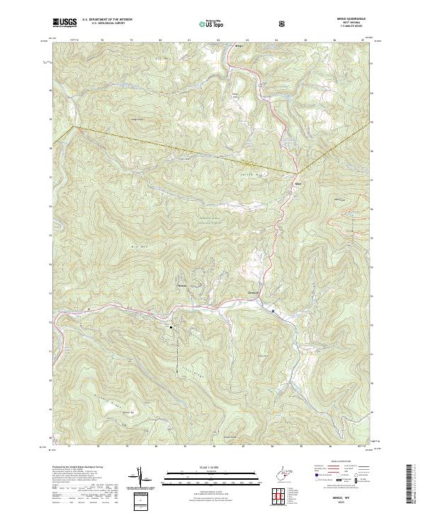 US Topo 7.5-minute map for Mingo WV