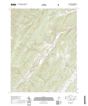 US Topo 7.5-minute map for Moatstown WV