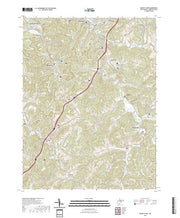 US Topo 7.5-minute map for Mount Clare WV