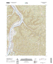 US Topo 7.5-minute map for New Martinsville WVOH