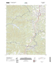 US Topo 7.5-minute map for Oak Hill WV