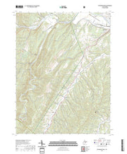 US Topo 7.5-minute map for Petersburg West WV