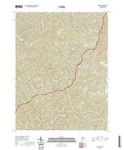 US Topo 7.5-minute map for Peterson WV