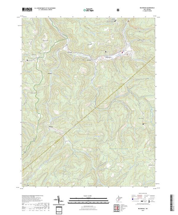 US Topo 7.5-minute map for Richwood WV