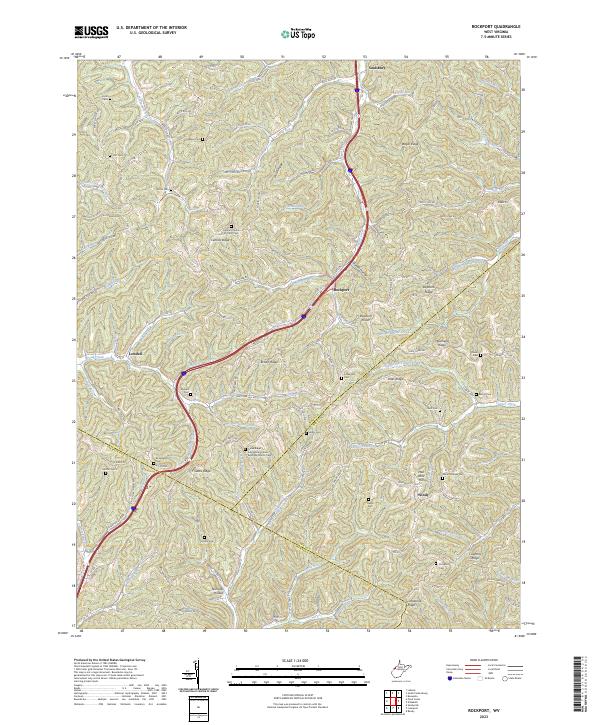 US Topo 7.5-minute map for Rockport WV