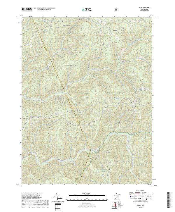 US Topo 7.5-minute map for Samp WV