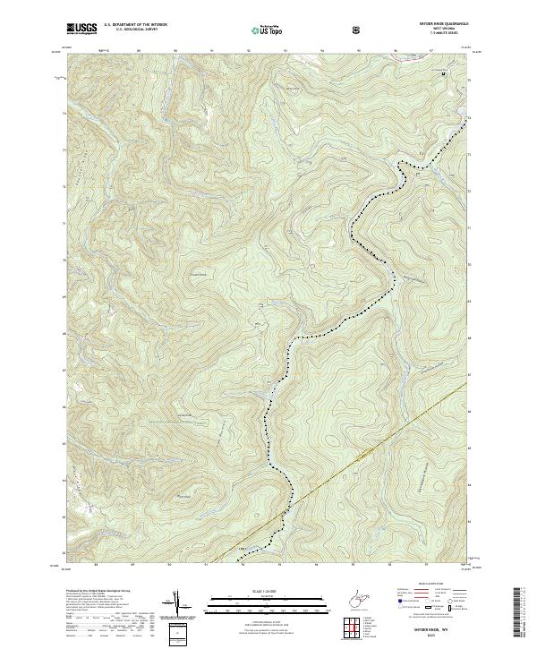 US Topo 7.5-minute map for Snyder Knob WV