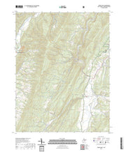 US Topo 7.5-minute map for Upper Tract WV