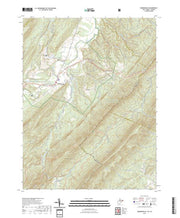 US Topo 7.5-minute map for Wardensville WVVA