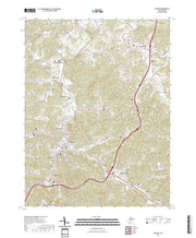 US Topo 7.5-minute map for Weston WV