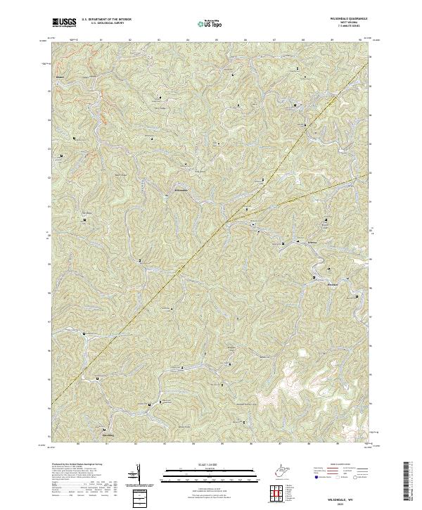 US Topo 7.5-minute map for Wilsondale WV