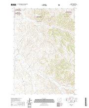 USGS US Topo 7.5-minute map for Adon WY 2021