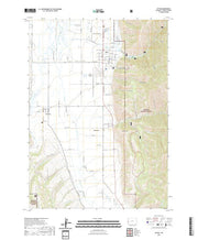 USGS US Topo 7.5-minute map for Afton WY 2021