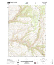 USGS US Topo 7.5-minute map for Allen Draw WY 2021