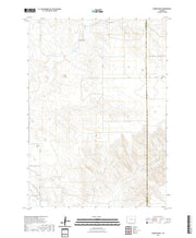 USGS US Topo 7.5-minute map for Amend Ranch WY 2021