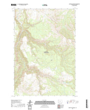 USGS US Topo 7.5-minute map for Amethyst Mountain WY 2021