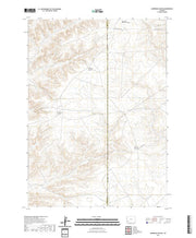 USGS US Topo 7.5-minute map for Anderson Canyon WY 2021