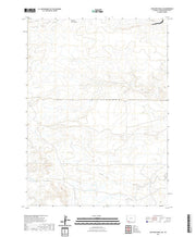 USGS US Topo 7.5-minute map for Antelope Knoll NE WY 2021