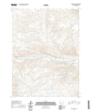 USGS US Topo 7.5-minute map for Antelope Wash WY 2021