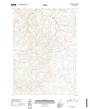 USGS US Topo 7.5-minute map for Artesian Draw WY 2021