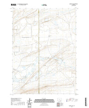 USGS US Topo 7.5-minute map for Aurora Lake WY 2021