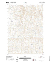 USGS US Topo 7.5-minute map for Banjo Flats East WY 2021