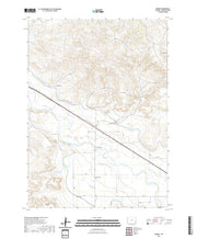 USGS US Topo 7.5-minute map for Barnes WY 2021