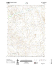 USGS US Topo 7.5-minute map for Barras Springs WY 2021