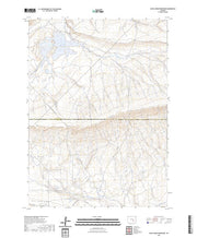 US Topo 7.5-minute map for Bates Creek Reservoir WY
