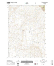 USGS US Topo 7.5-minute map for Bear Creek Ranch WY 2021