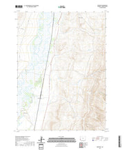 USGS US Topo 7.5-minute map for Beckwith WY 2021