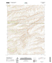 USGS US Topo 7.5-minute map for Bell Butte WY 2021