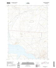 USGS US Topo 7.5-minute map for Benton Basin SW WY 2021