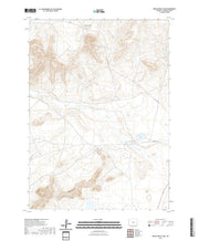 USGS US Topo 7.5-minute map for Beulah Belle Lake WY 2021