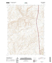 USGS US Topo 7.5-minute map for Big Gulch WY 2021