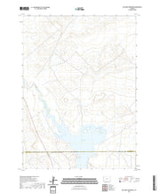 USGS US Topo 7.5-minute map for Big Sandy Reservoir WY 2021