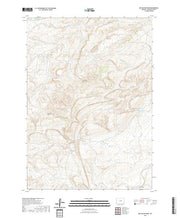 USGS US Topo 7.5-minute map for Big Sulfur Draw WY 2021