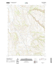 USGS US Topo 7.5-minute map for Big Trails WY 2021